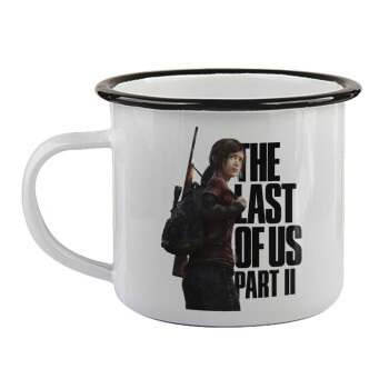 Last of us, Ellie, Κούπα εμαγιέ με μαύρο χείλος 360ml