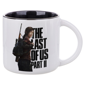 Last of us, Ellie, Κούπα κεραμική 400ml Λευκή/Μαύρη
