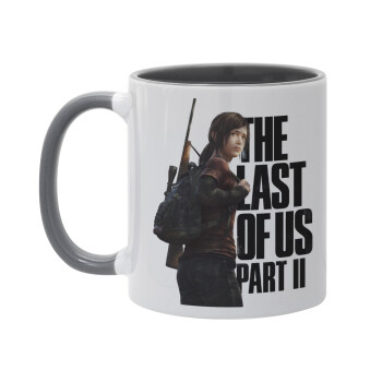 Last of us, Ellie, Mug colored grey, ceramic, 330ml
