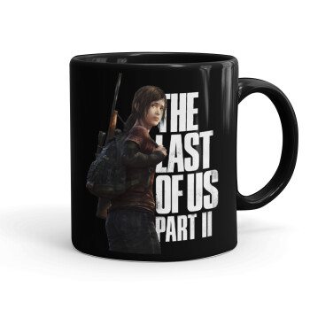Last of us, Ellie, Mug black, ceramic, 330ml