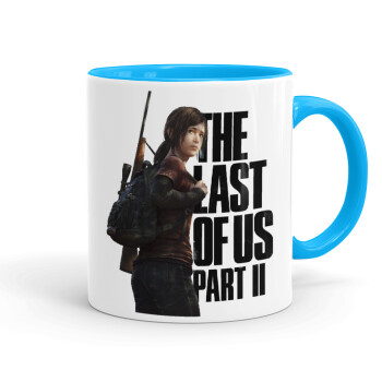 Last of us, Ellie, Κούπα χρωματιστή γαλάζια, κεραμική, 330ml