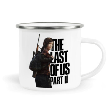 Last of us, Ellie, Metallic enamel cup white 360ml