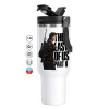Mega Stainless steel Tumbler with lid, double wall 1,2L