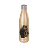Glitter gold stainless steel thermos bottle, double-walled, 500ml