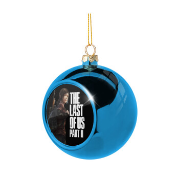 Last of us, Ellie, Blue Christmas tree ball ornament 8cm