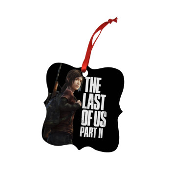 Last of us, Ellie, Christmas ornament polygon wooden 7.5cm