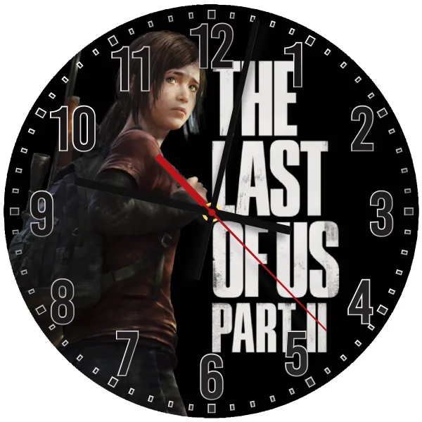 Last of us — Ρολόι τοίχου ξύλινο 30cm