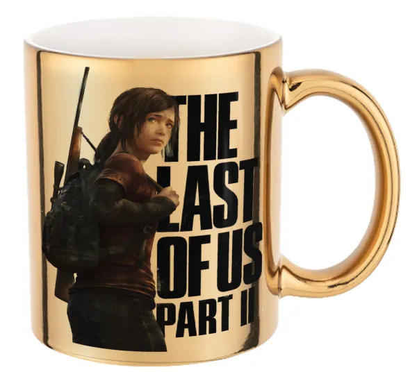Last of us — Κούπα κεραμική, χρυσή καθρέπτης, 330ml