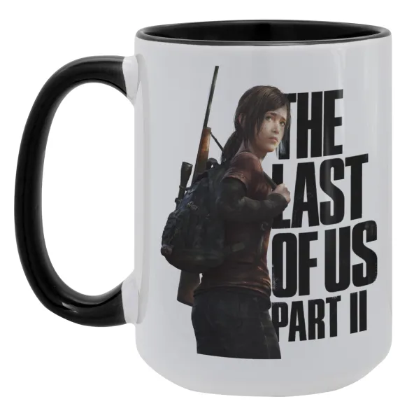 Last of us — Mega mug 15oz, black ceramic, 450ml