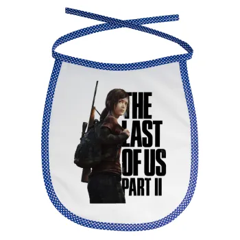 Last of us, Ellie, Σαλιάρα μωρού αλέκιαστη με κορδόνι Μπλε