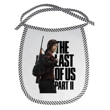 Last of us, Ellie, Σαλιάρα μωρού αλέκιαστη με κορδόνι Μαύρη