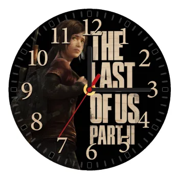 Last of us, Ellie, Ρολόι τοίχου ξύλινο plywood (20cm)