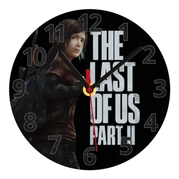 Last of us, Ellie, Ρολόι τοίχου γυάλινο (20cm)