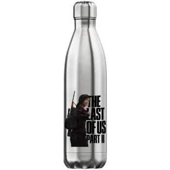 Last of us, Ellie, Μεταλλικό παγούρι θερμός Inox (Stainless steel), διπλού τοιχώματος, 750ml