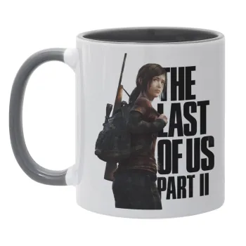 Last of us, Ellie, Κούπα χρωματιστή γκρι, κεραμική, 330ml