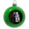 Green Christmas tree ornament bauble 8cm