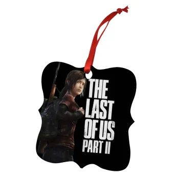 Last of us, Ellie, Στολίδι Χριστουγεννιάτικο στολίδι polygon ξύλινο 7.5cm