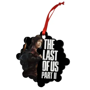 Last of us, Ellie, Στολίδι Χριστουγεννιάτικο στολίδι snowflake ξύλινο 7.5cm