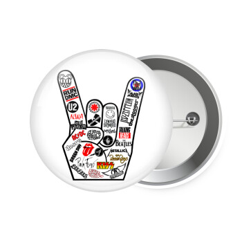 Best Rock Bands hand, Κονκάρδα παραμάνα 7.5cm