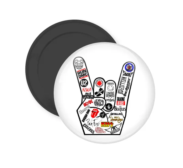 Best Rock Bands hand — (5cm)