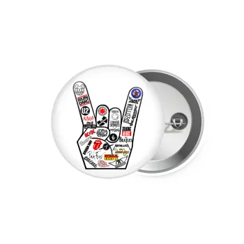 Best Rock Bands hand, Κονκάρδα παραμάνα 5.9cm