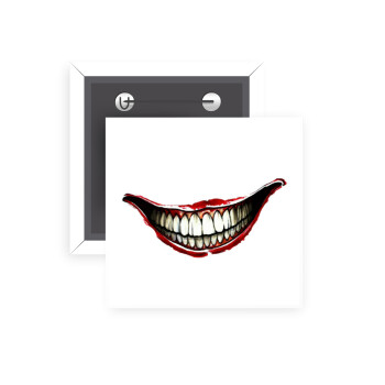 Joker smile, Κονκάρδα παραμάνα τετράγωνη 5x5cm