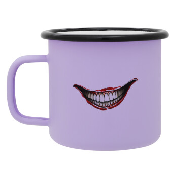 Joker smile, Κούπα Μεταλλική εμαγιέ ΜΑΤ Light Pastel Purple 360ml