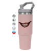 Pink color, 890ml (30oz) stainless Steel Tumbler with Handle