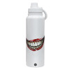 1L Stainless Steel Thermal Bottle with Phone Holder & Double Wall Insulation