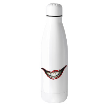Joker smile, Μεταλλικό παγούρι θερμός (Stainless steel), 500ml
