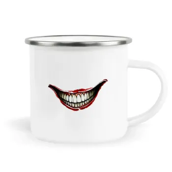 Joker smile, Κούπα Μεταλλική εμαγιέ λευκη 360ml