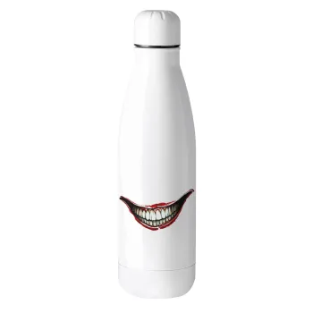 Joker smile, Μεταλλικό παγούρι θερμός (Stainless steel), 500ml