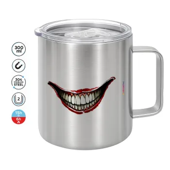 Joker smile, Mug Stainless steel double wall 300ml