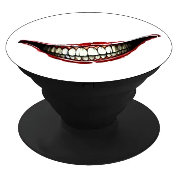 Joker smile, Phone Holders Stand  Black Hand-held Mobile Phone Holder