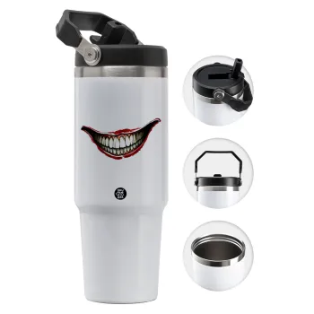 Joker smile, 30oz stainless Steel Tumbler with Handle