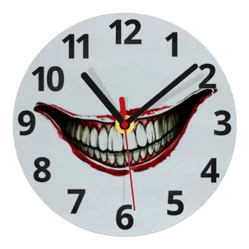 Joker smile, Ρολόι τοίχου γυάλινο (20cm)