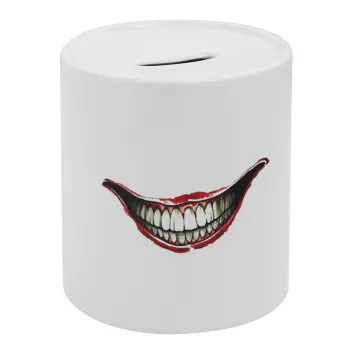 Joker smile, Κουμπαράς πορσελάνης με τάπα