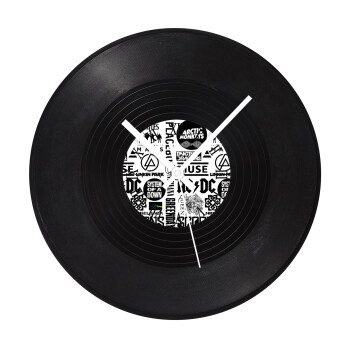 Best Rock Bands Collection, Ρολόι τοίχου Βινύλιο (30cm)