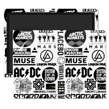 Best Rock Bands Collection, Ορθογώνιο μαγνητάκι ψυγείου διάστασης 9x6cm