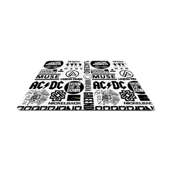 Best Rock Bands Collection, Mousepad ορθογώνιο 27x19cm