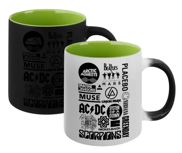 Best Rock Bands Collection — Μαγική εσωτερικό πράσινη