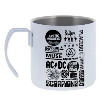 Best Rock Bands Collection — Κούπα Ανοξείδωτη διπλού τοιχώματος 400ml