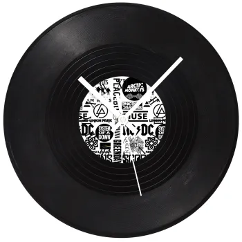 Best Rock Bands Collection, Ρολόι τοίχου Βινύλιο (30cm)
