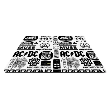 Best Rock Bands Collection, Mousepad ορθογώνιο 27x19cm