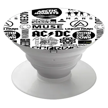 Best Rock Bands Collection, Phone Holders Stand  Λευκό Βάση Στήριξης Κινητού στο Χέρι