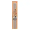 Easter Set, wooden keychain & scented Easter candle flat (30cm) (GRAY)