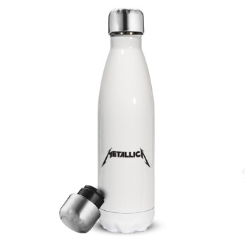 Metallica, Metal mug thermos White (Stainless steel), double wall, 500ml