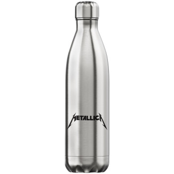 Metallica, Μεταλλικό παγούρι θερμός Inox (Stainless steel), διπλού τοιχώματος, 750ml