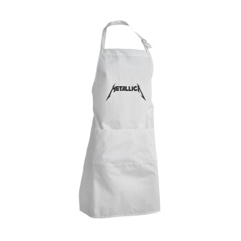 Metallica logo, Adult Chef Apron (with sliders and 2 pockets)