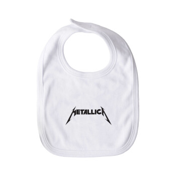Metallica logo, Σαλιάρα με Σκρατς μεγάλη (35x28cm)